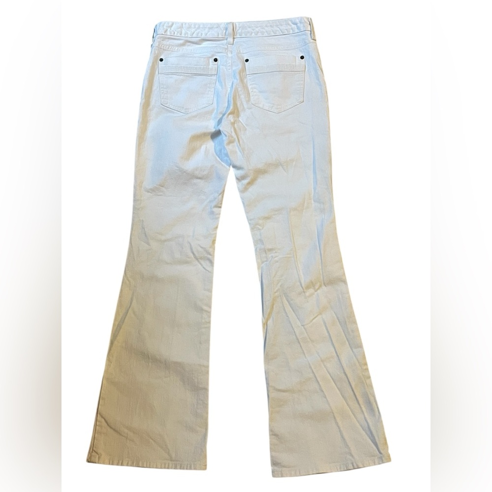 Eddie‎ Bauer Women’s Size 6 Bootcut Flare Leg White Jeans - Picture 4 of 8